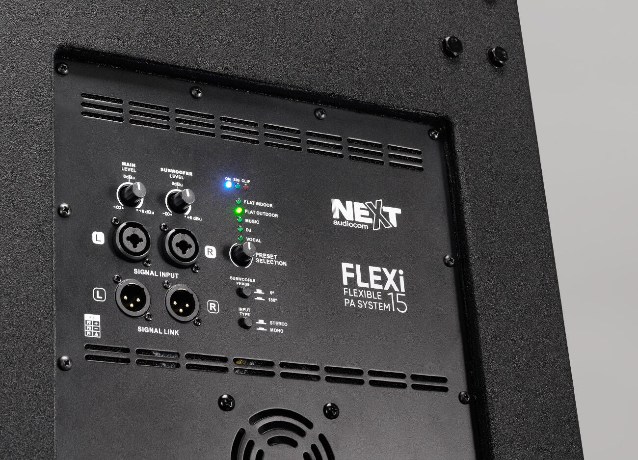 NEXT-Audiocom-FLEXI15-DSP