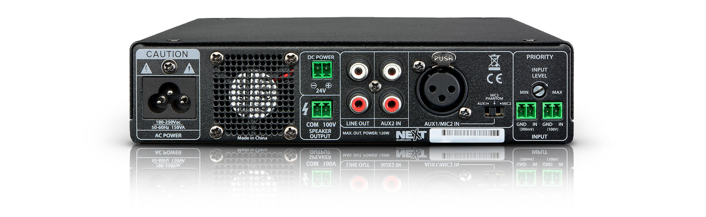 NEXT-Audiocom-MX120-Back